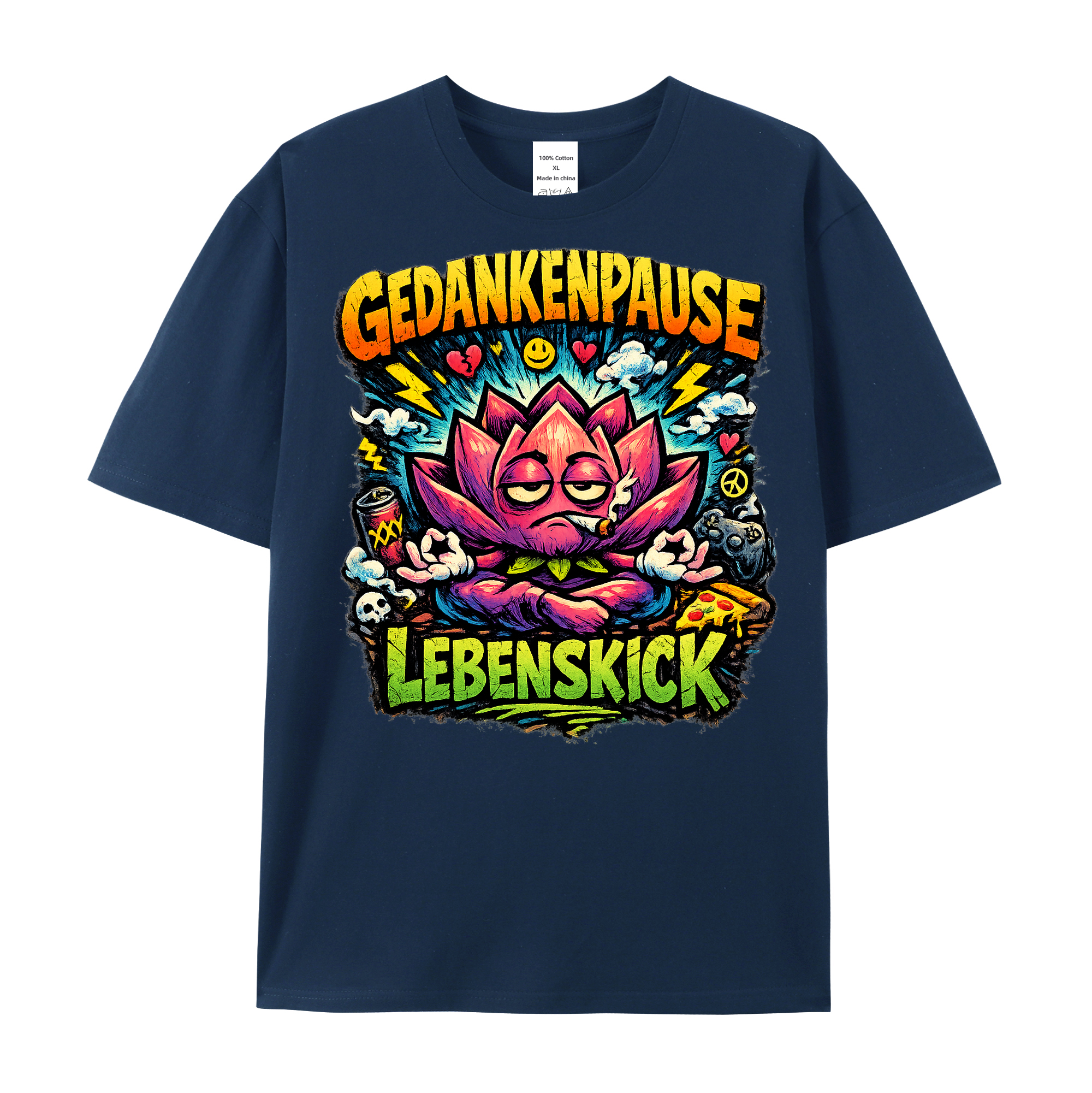 T-Shirt Gedankenpause Lebenskick Flow
