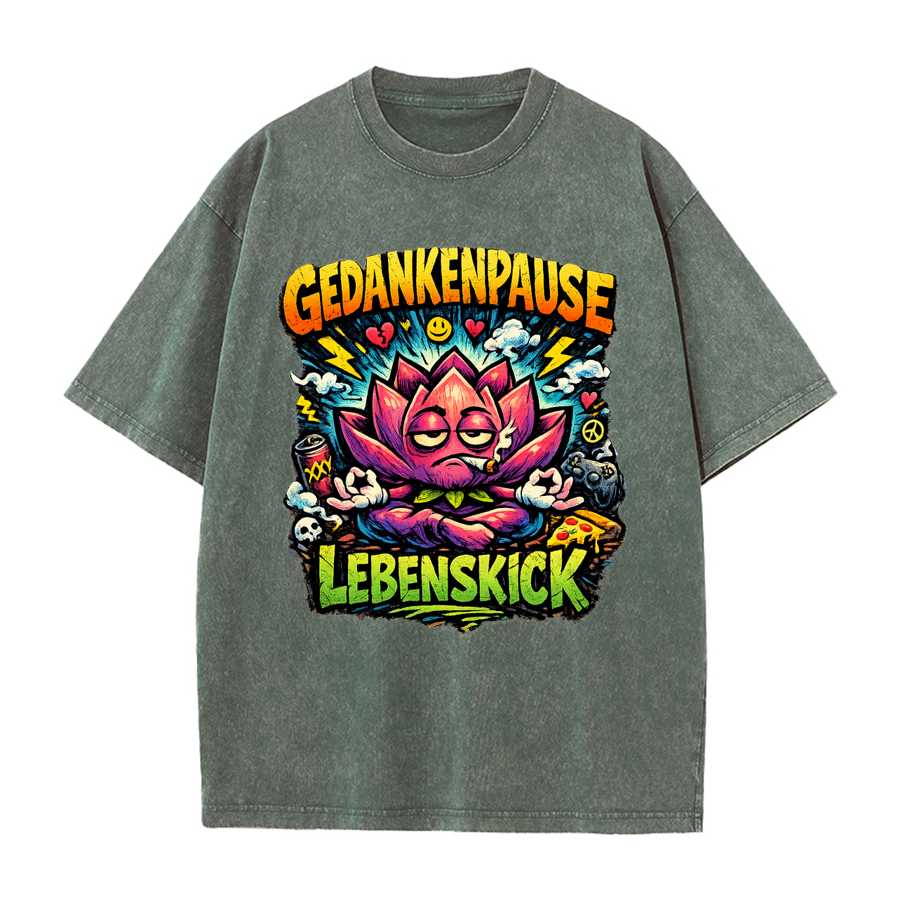 T-Shirt Gedankenpause, Lebenskick Flow