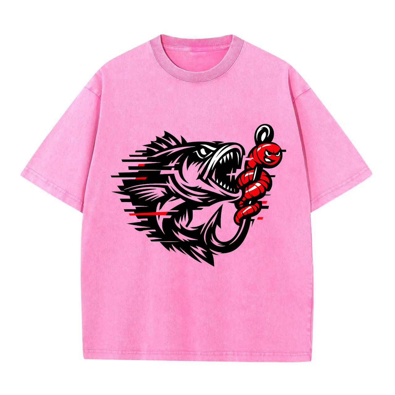 T-Shirt Angelglück am Wasser
