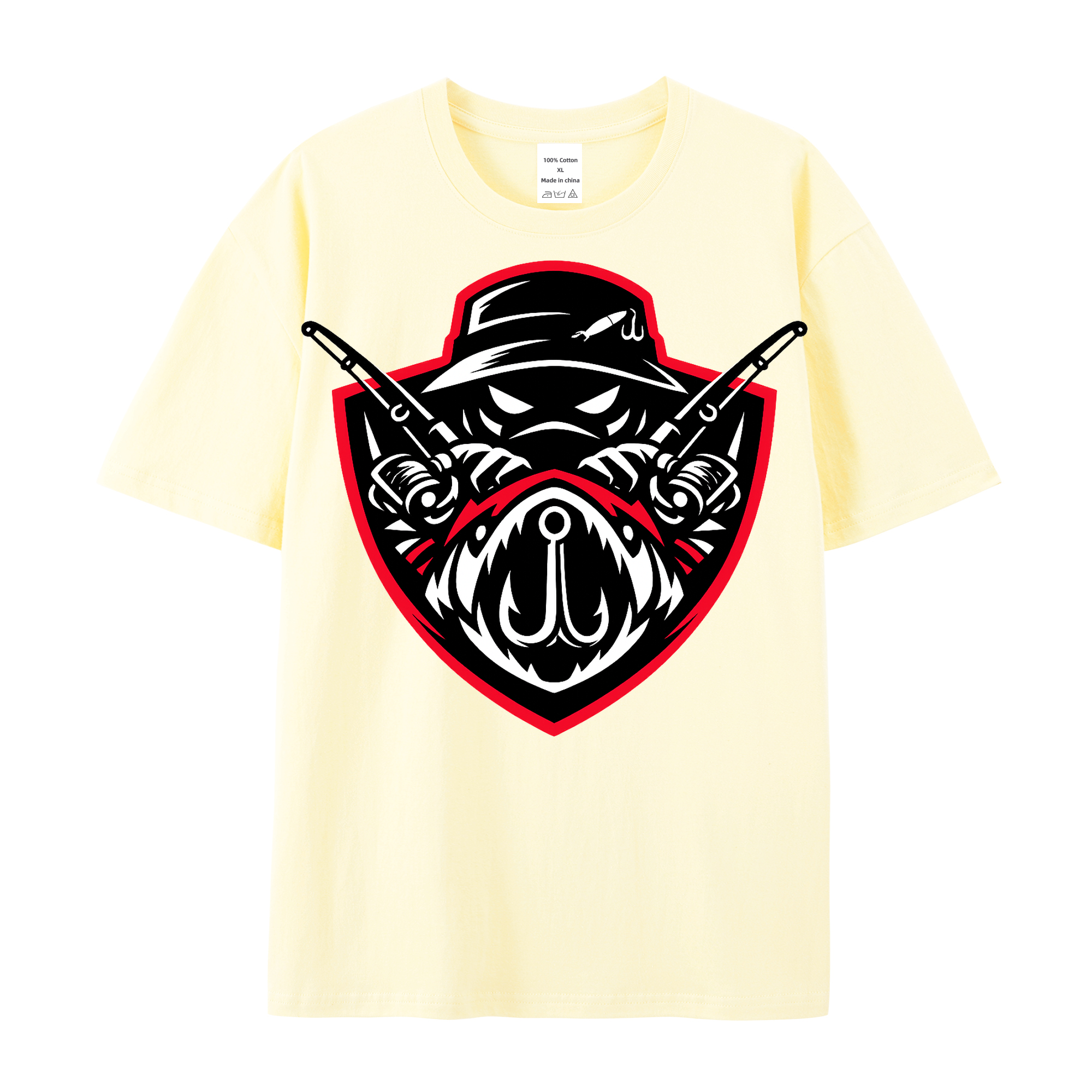 T-Shirt Angelglück am Wasser