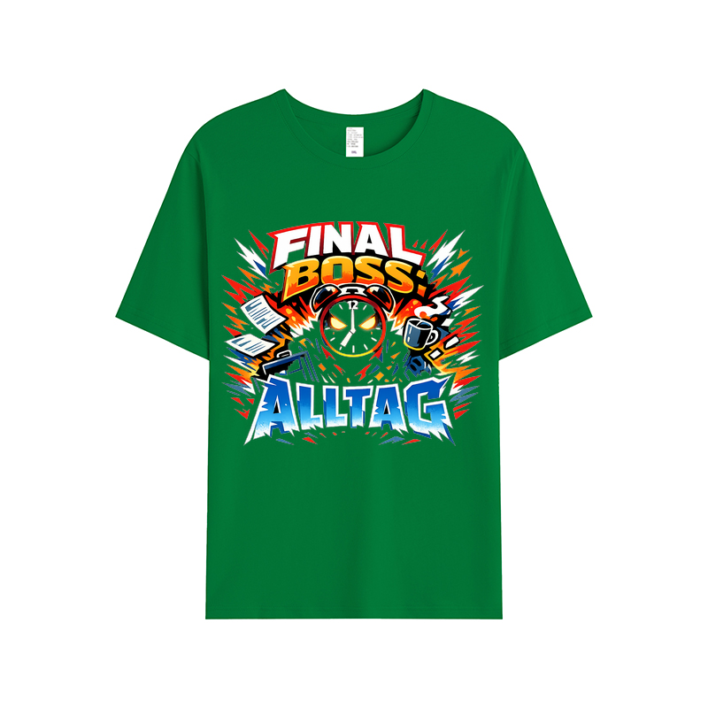 T-Shirt Final Boss Alltag – Anime Motiv für echte Helden