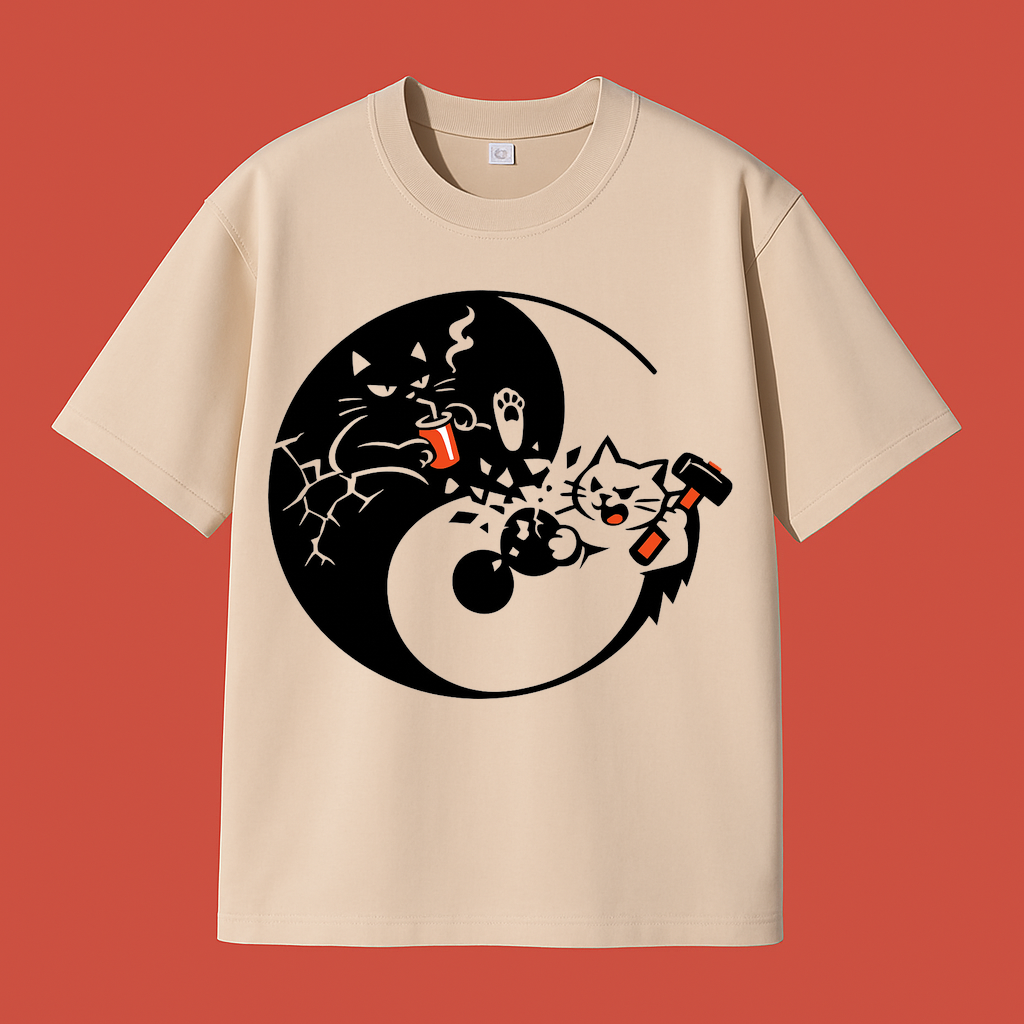T-Shirt Katzenzauber Miau Moment
