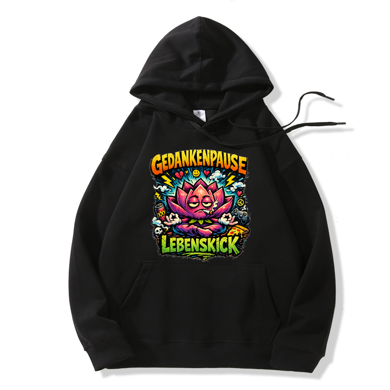 Hoodie Gedankenpause Lebenskick Flow Edition