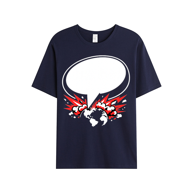 T-shirt Rebellenball im Raster der Hexagon-Nacht