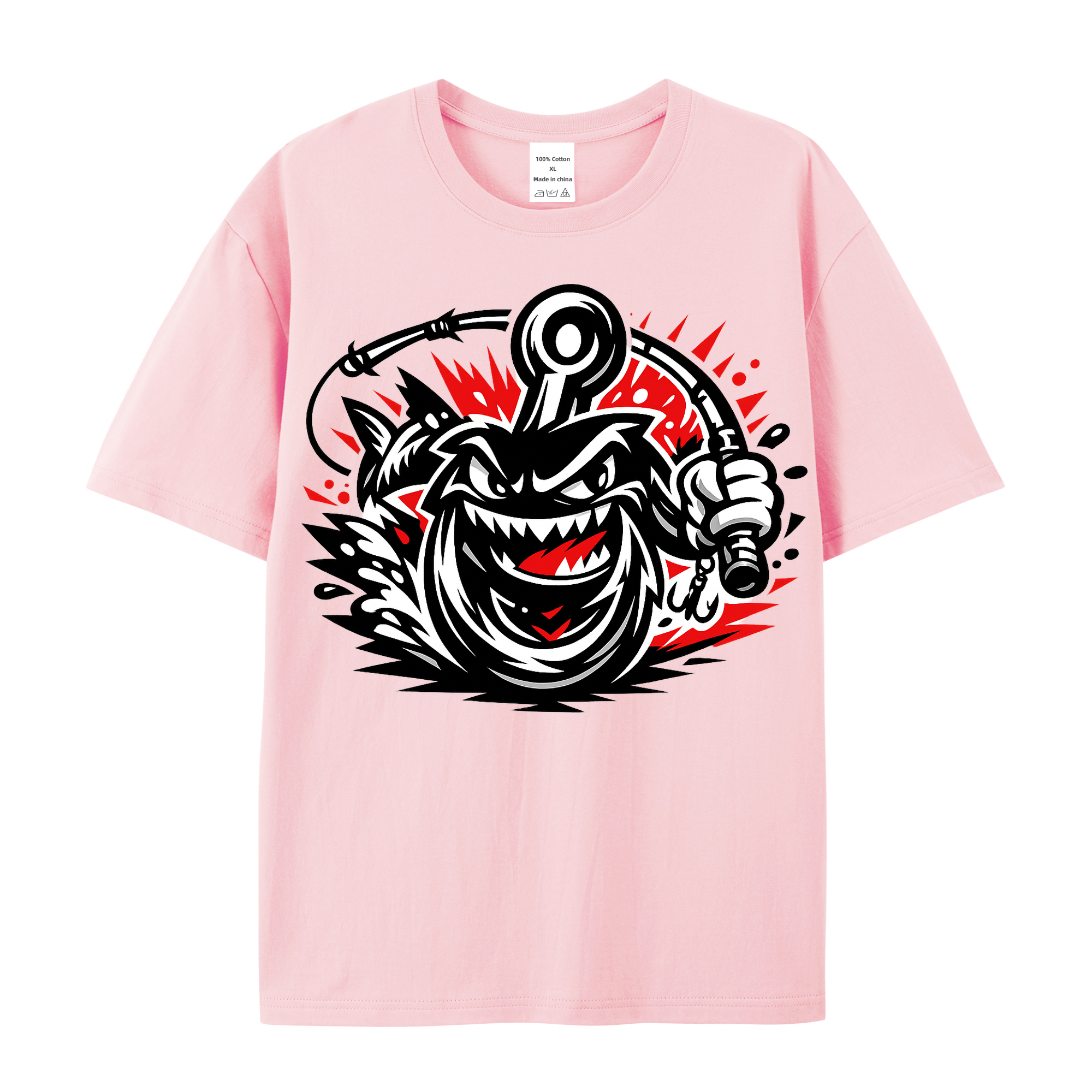 T-Shirt Angelglück am Wasser