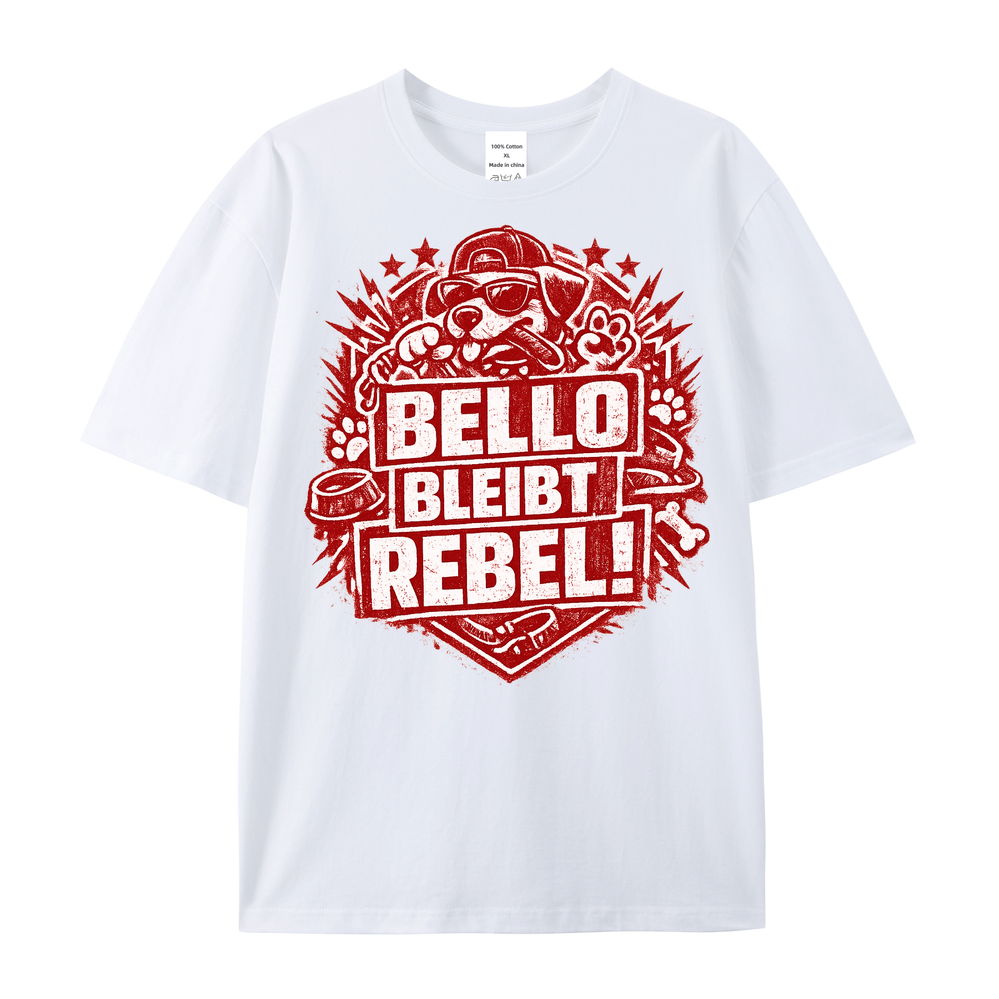 Bello bleibt rebel! t-shirt