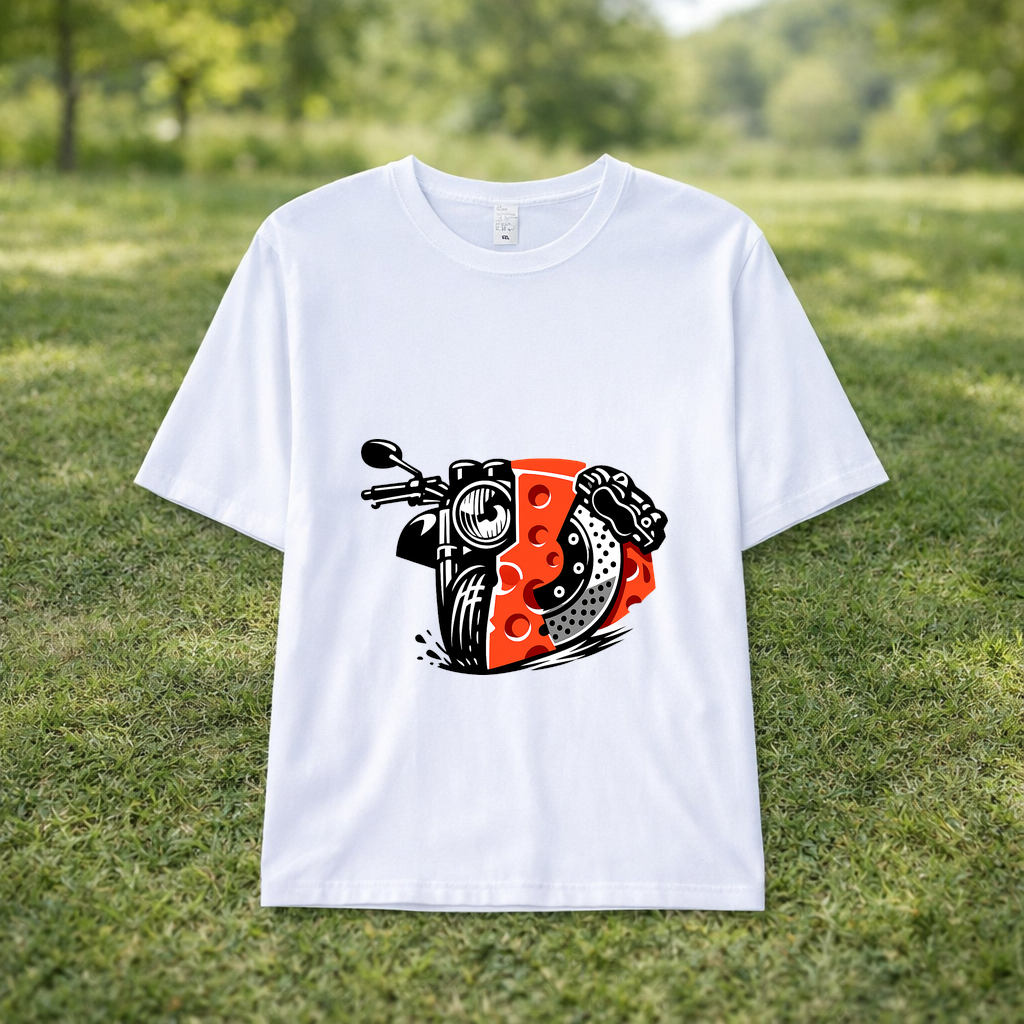 T-shirt Retro-Bremsenwirbel der Asphaltwirbel