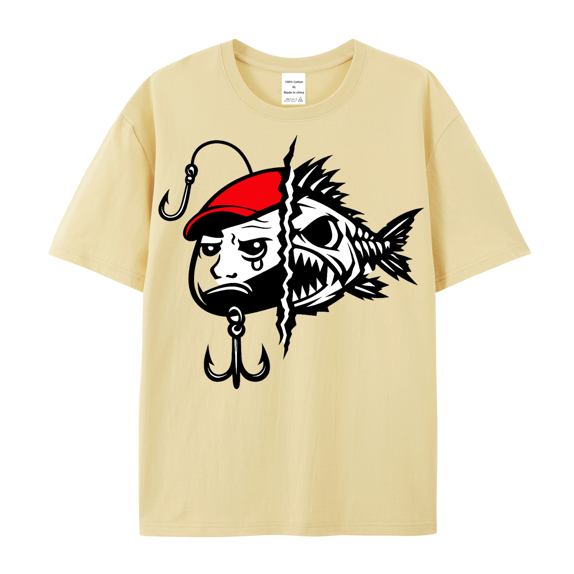 T-Shirt Angelglück am Wasser
