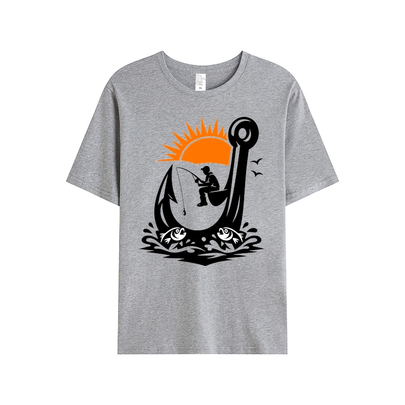 T-Shirt Angelglück am Wasser