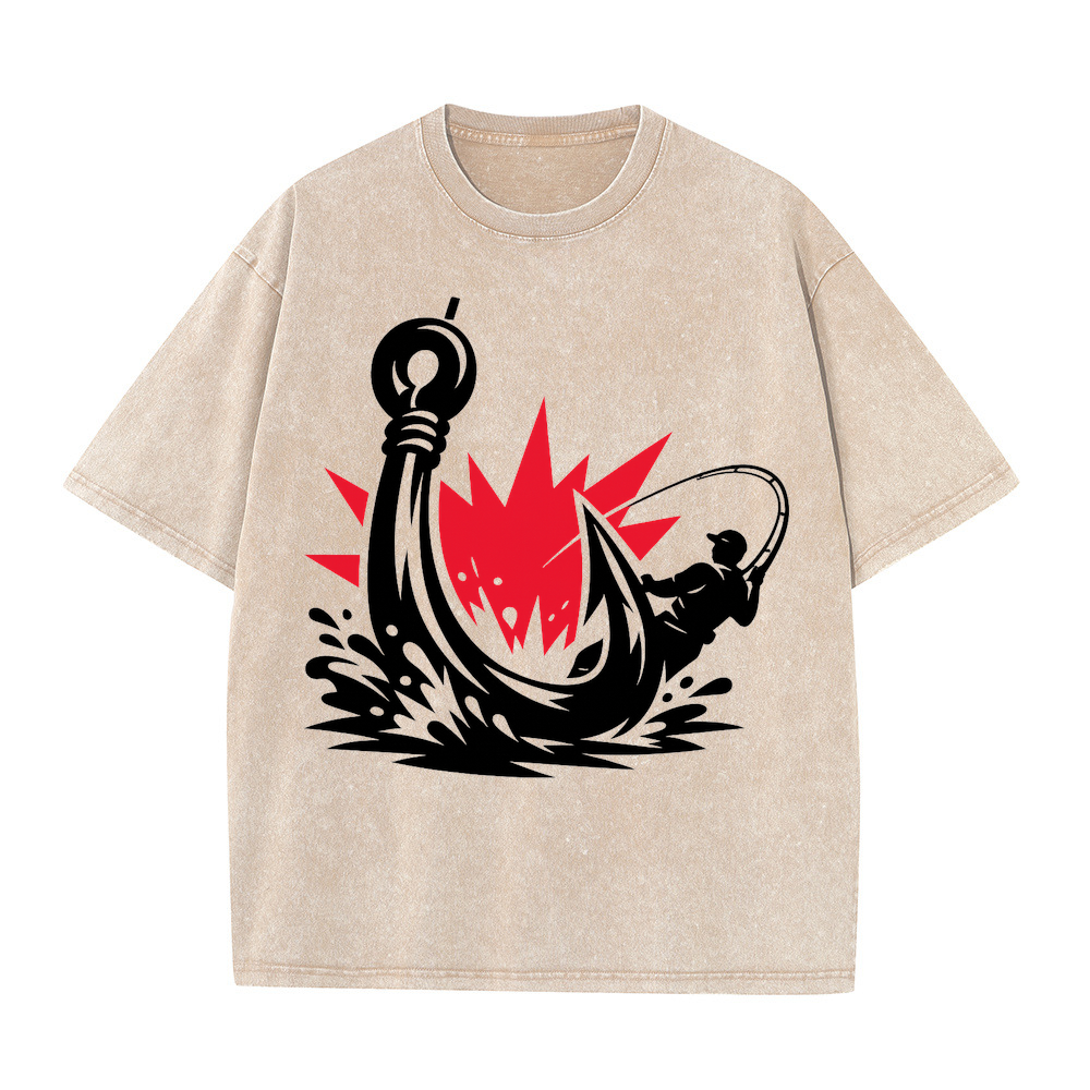 t-shirt Angelkönig am Wasser
