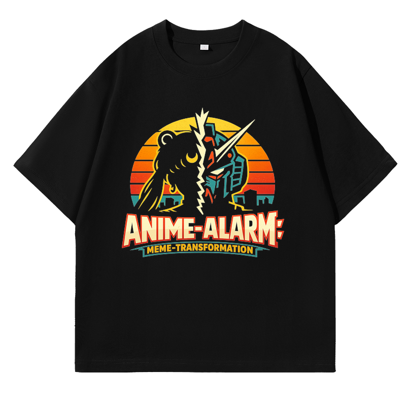 T-Shirt Anime-Alarm: Meme-Transformation