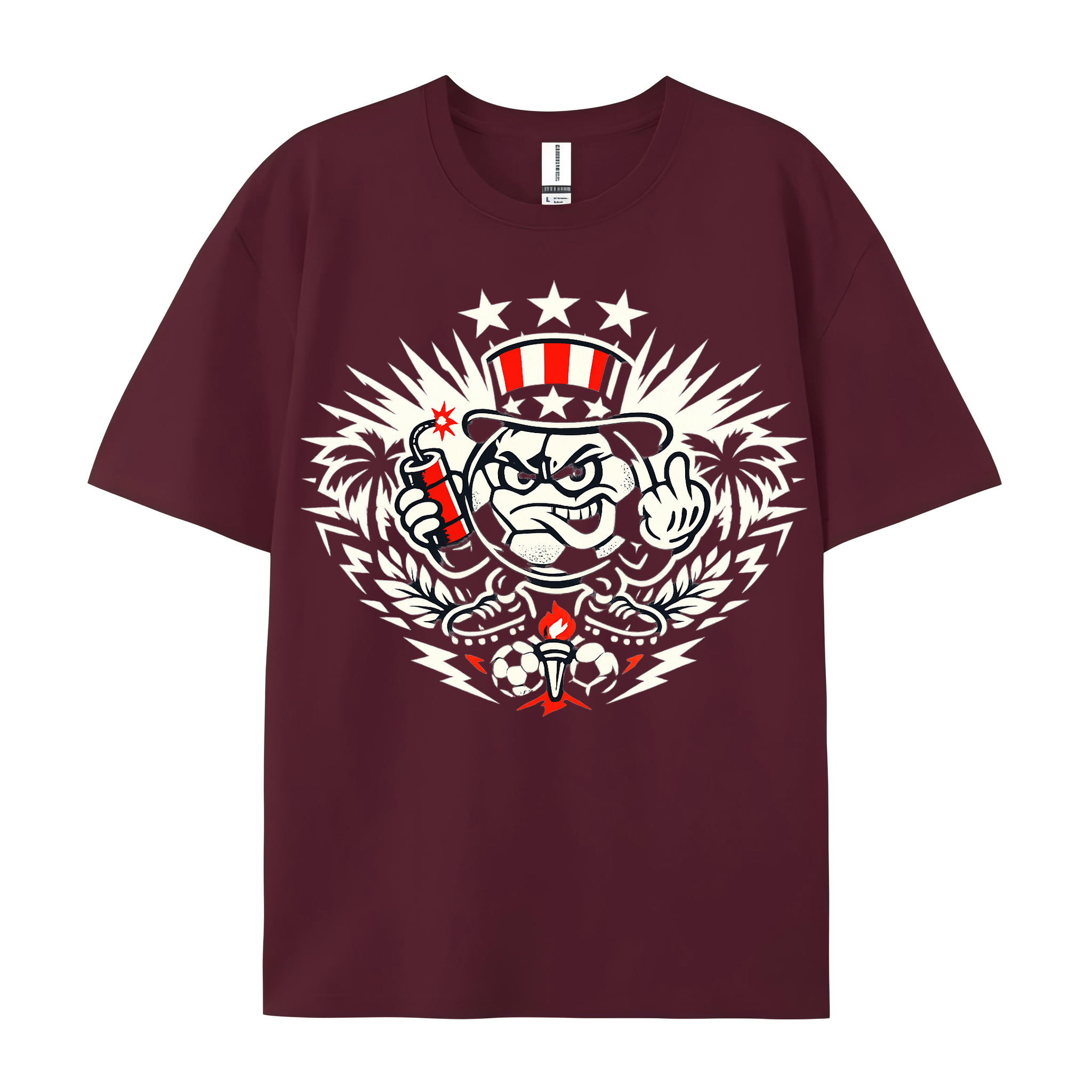 T-shirt Rasender Papierlöwe WM 2026 Vintage Parodie