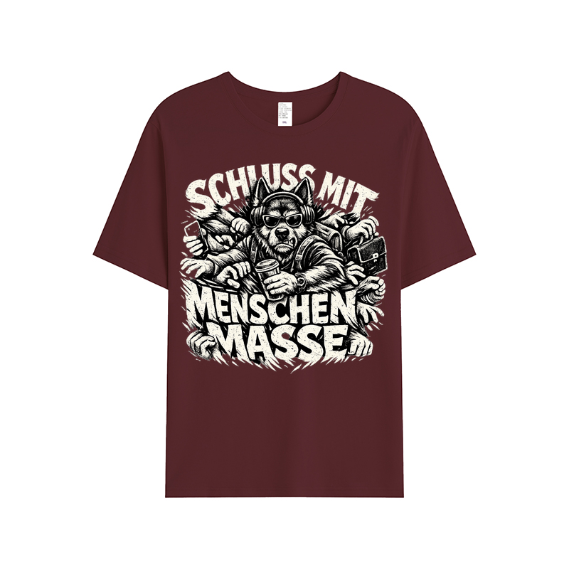 T-Shirt Schluss Mit Menschenmasse Hundeliebe