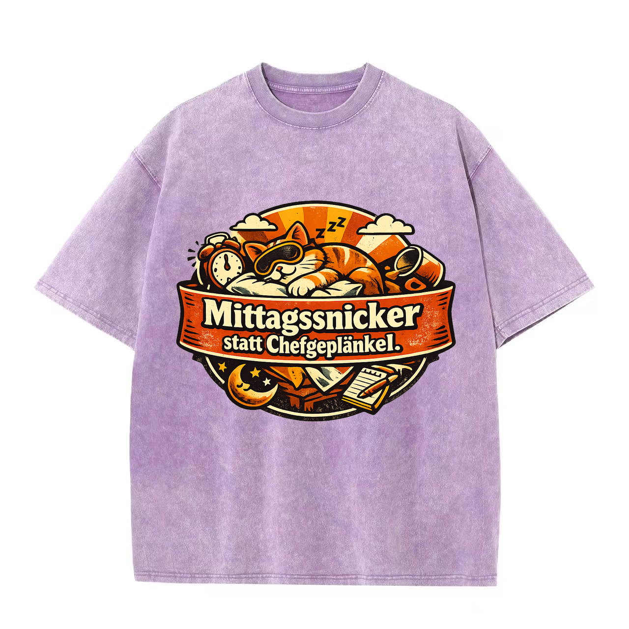 Mittagsnicker statt Chefgeplänkel. t-shirt