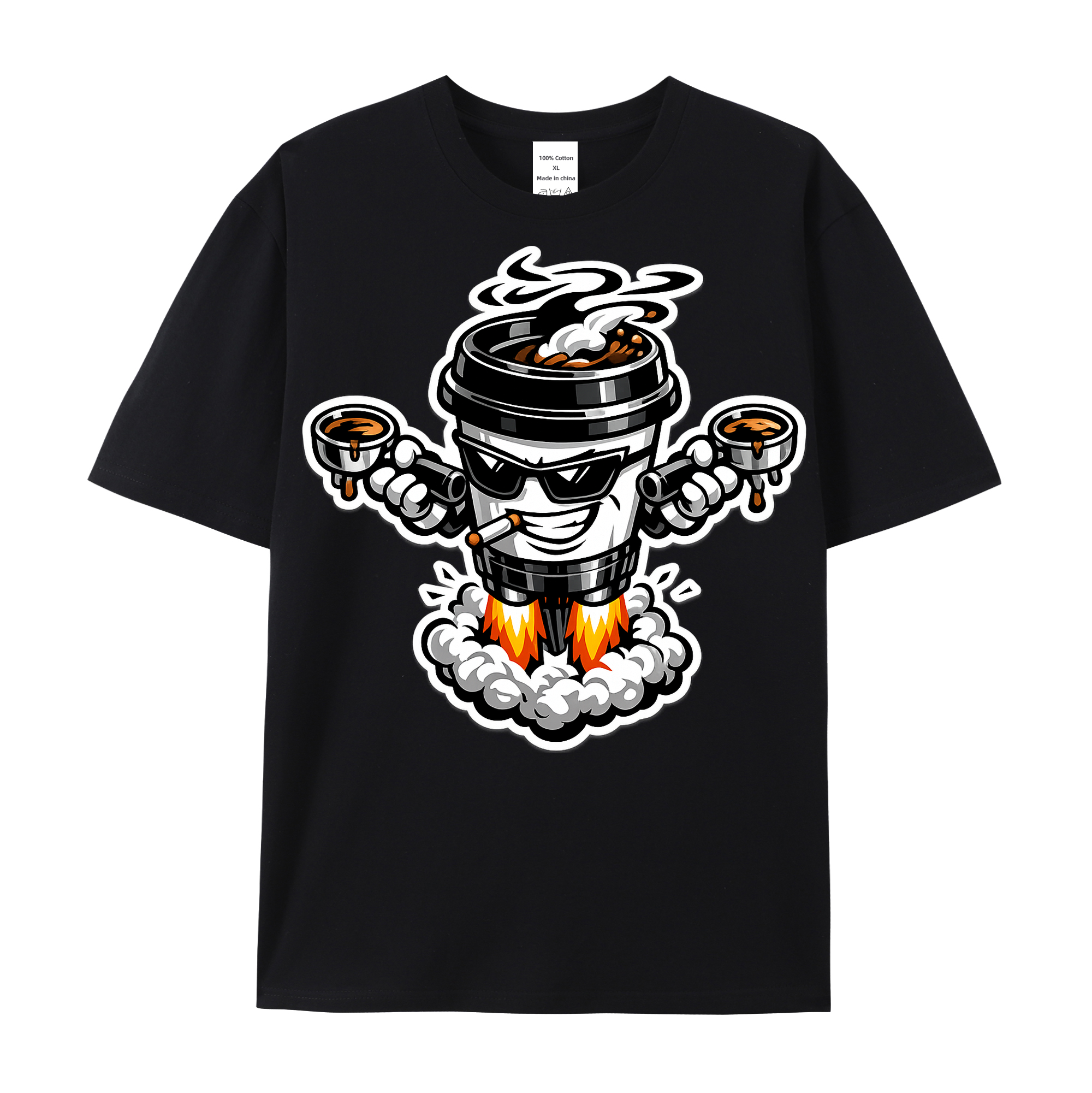T-shirt Velvet Steam Clash Kaffeegenuss