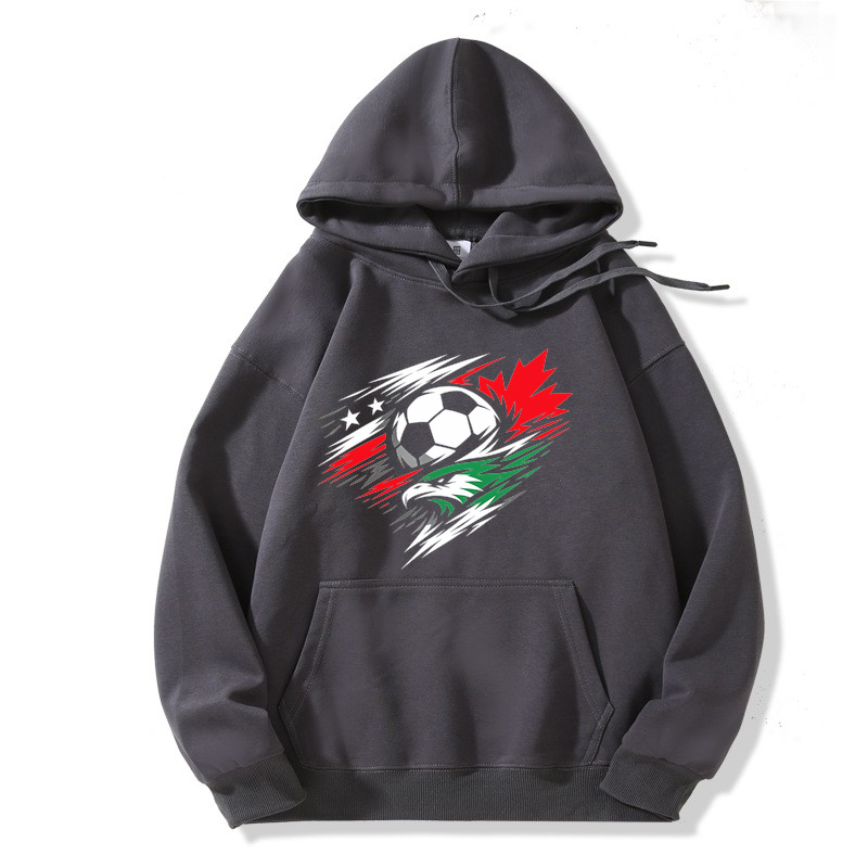 Hoodie Splitterkrone des Sieges – WM 2026 Emblem