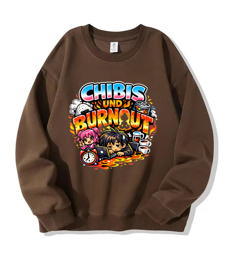 Sweatshirt Chibi Burnout Bliss