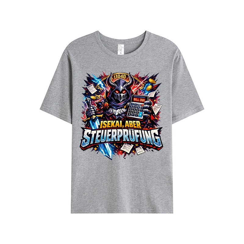 T-Shirt Isekai Steuerprüfung Questmodus