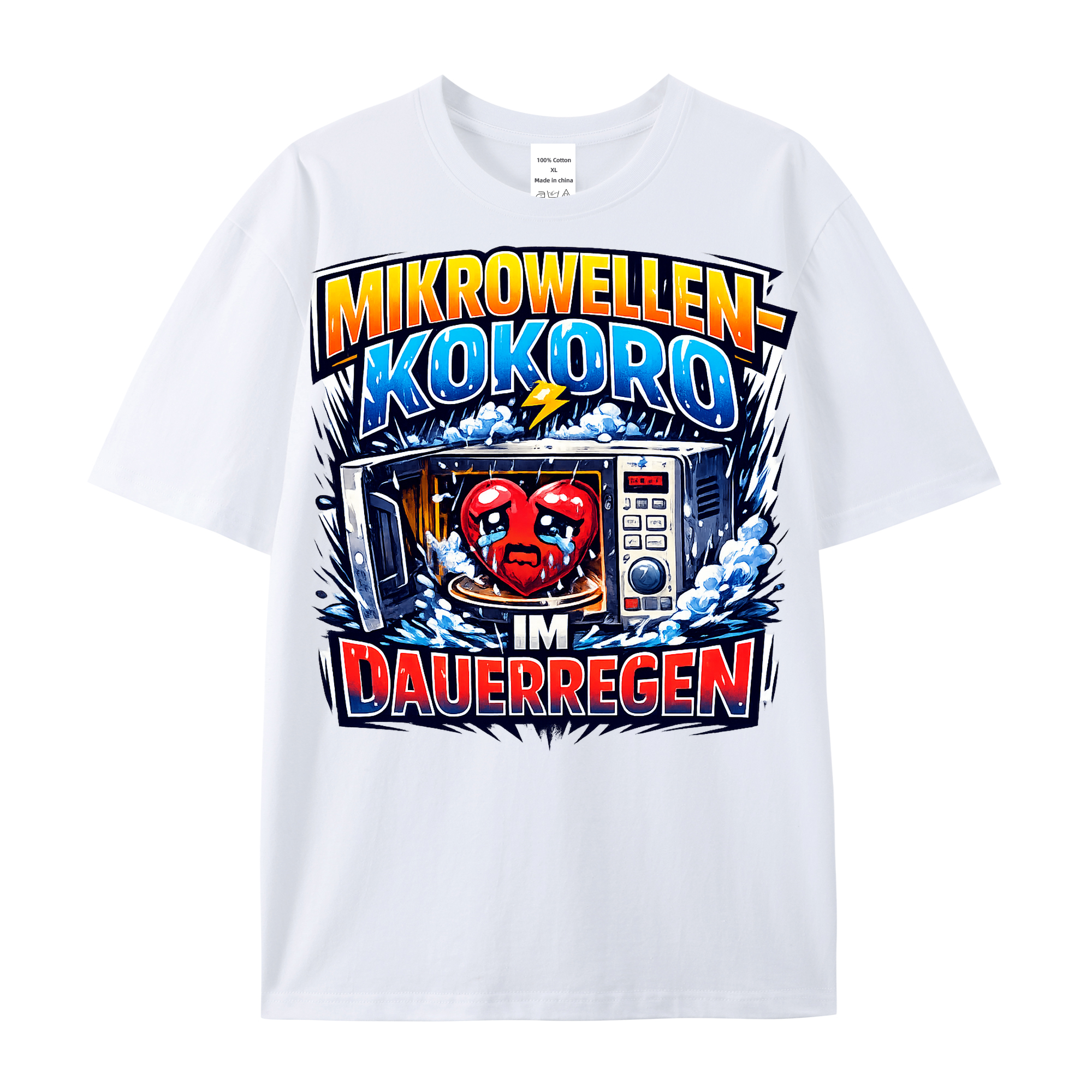 T-Shirt Mikrowellen-Kokoro im Dauerregen Vibe