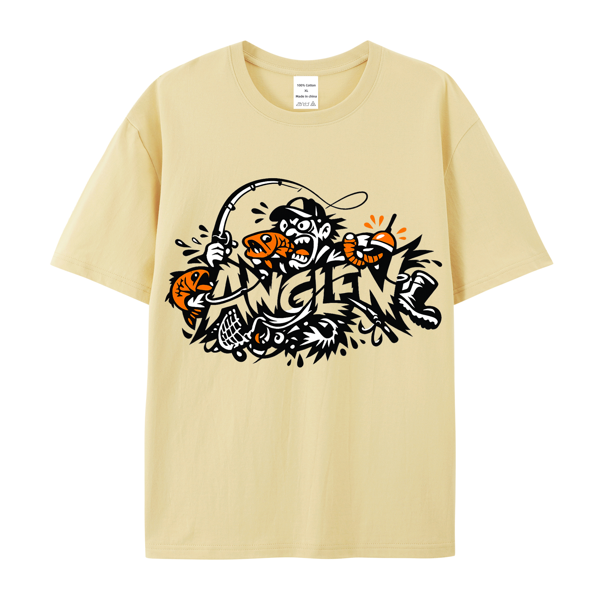 t-shirt Angelglück am Wasser