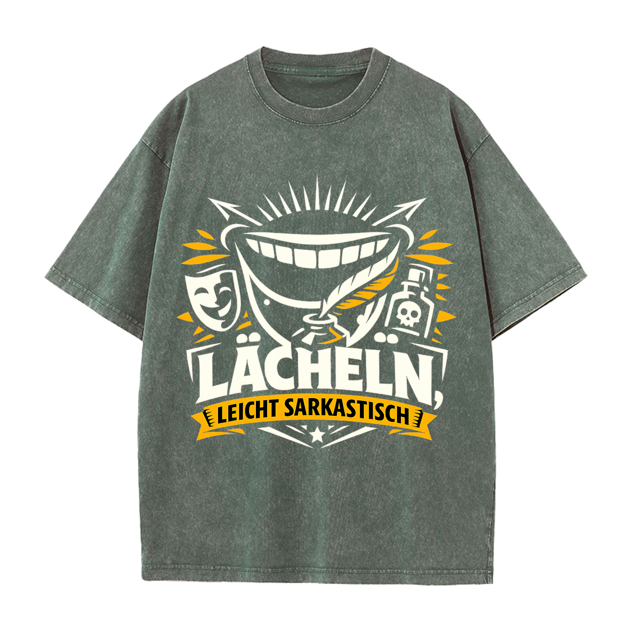T-shirt Sarkastisches Schimmerlächeln 2026 Lustig