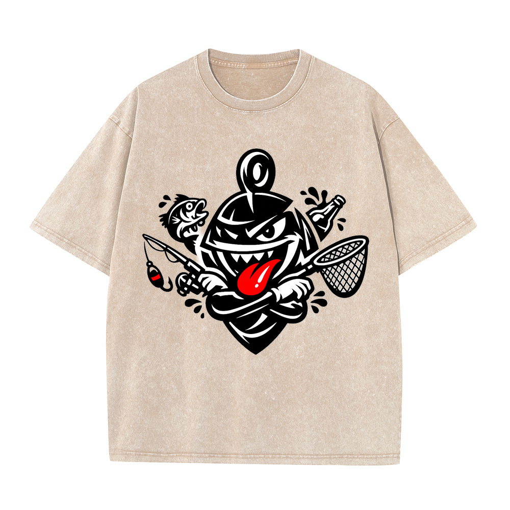 t-shirt Angelglück am Wasser