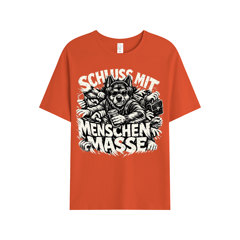 T-Shirt Schluss Mit Menschenmasse Hundeliebe