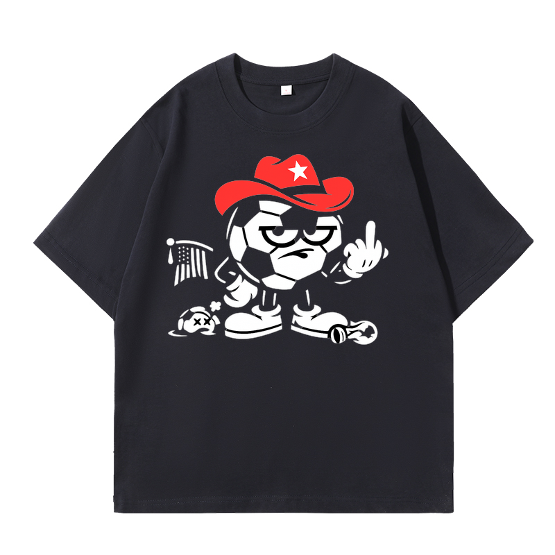 T-shirt Weltmeister-Warnsignal für Siegerherzen