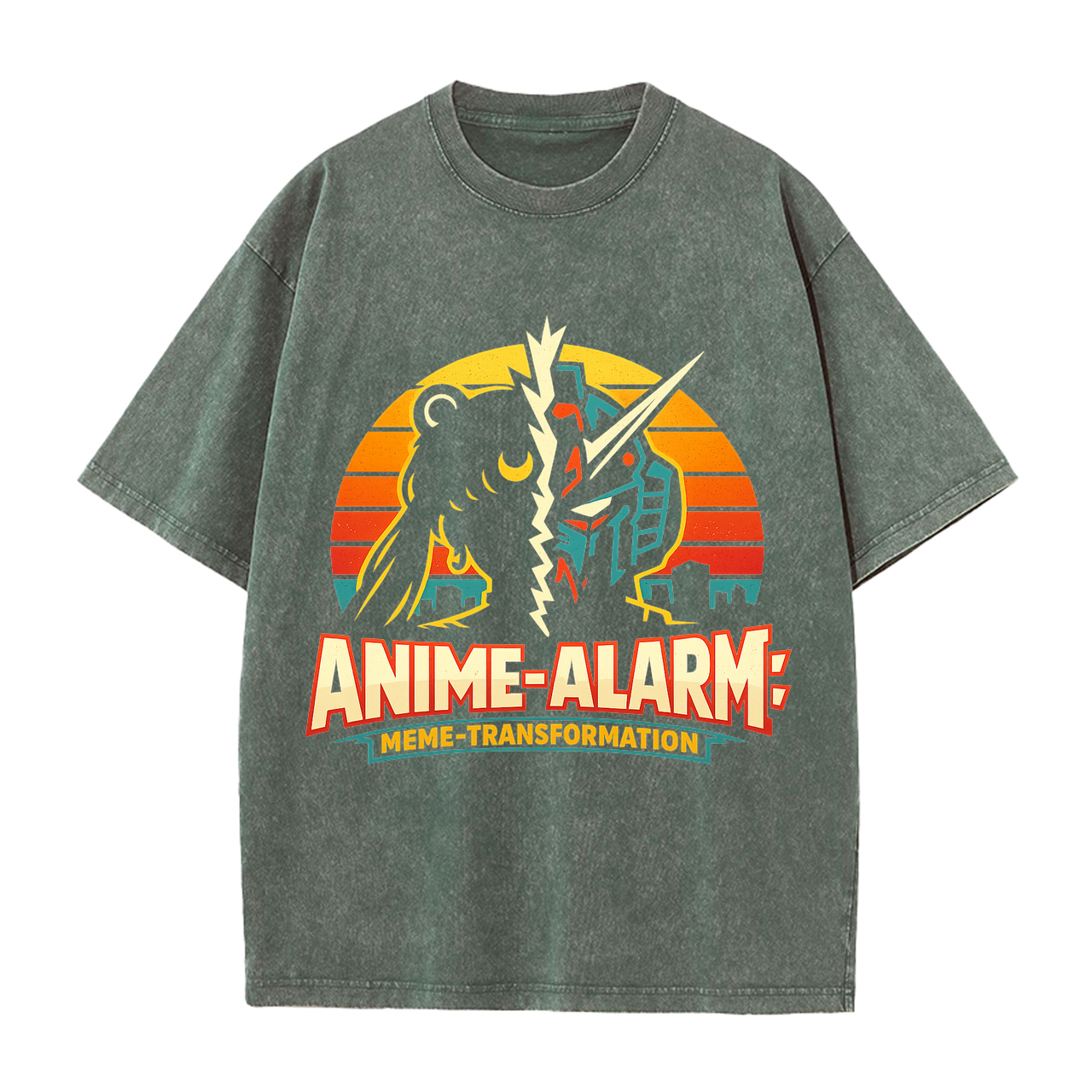 T-Shirt Anime-Alarm: Meme-Transformation