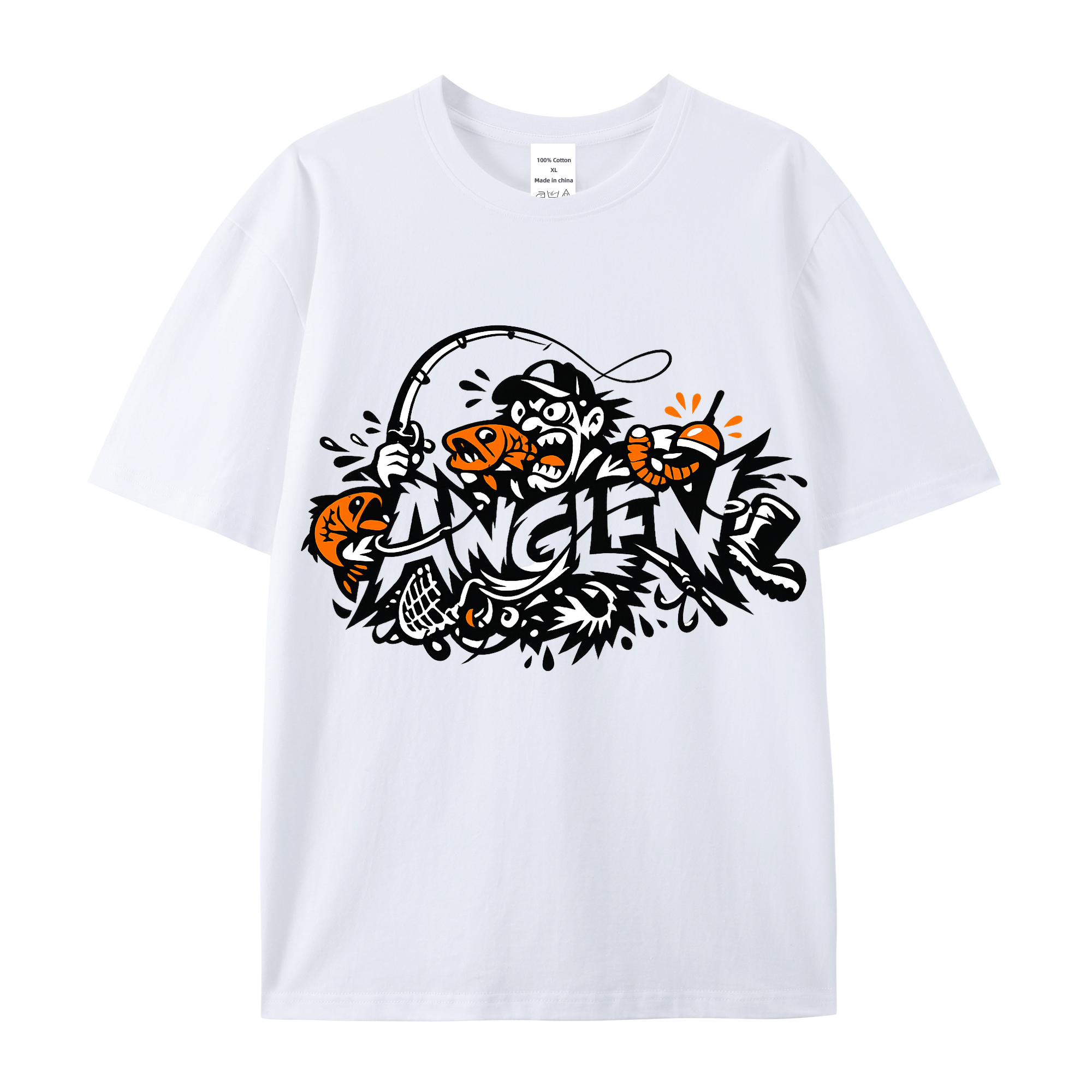 t-shirt Angelglück am Wasser