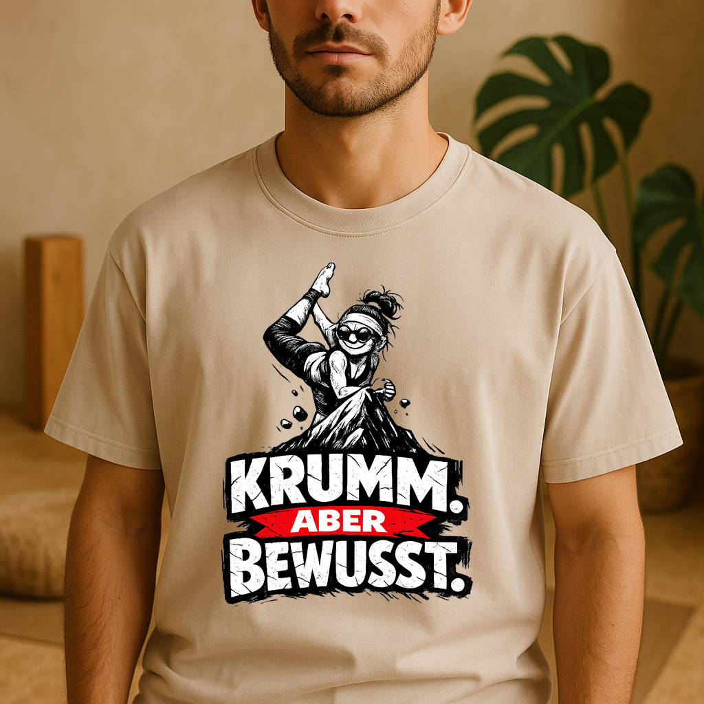 T-Shirt FlexiFlow – Krumm. Aber bewusst.