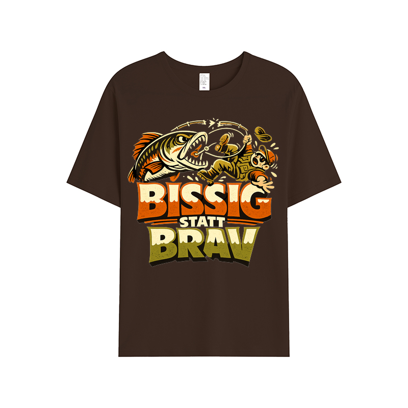 T-Shirt Bissig statt brav Anglerstyle