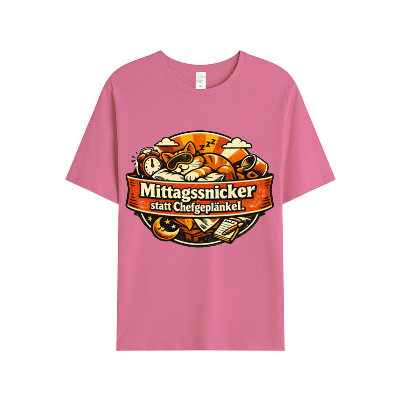 T-Shirt Mittagsnicker Katze Vibes