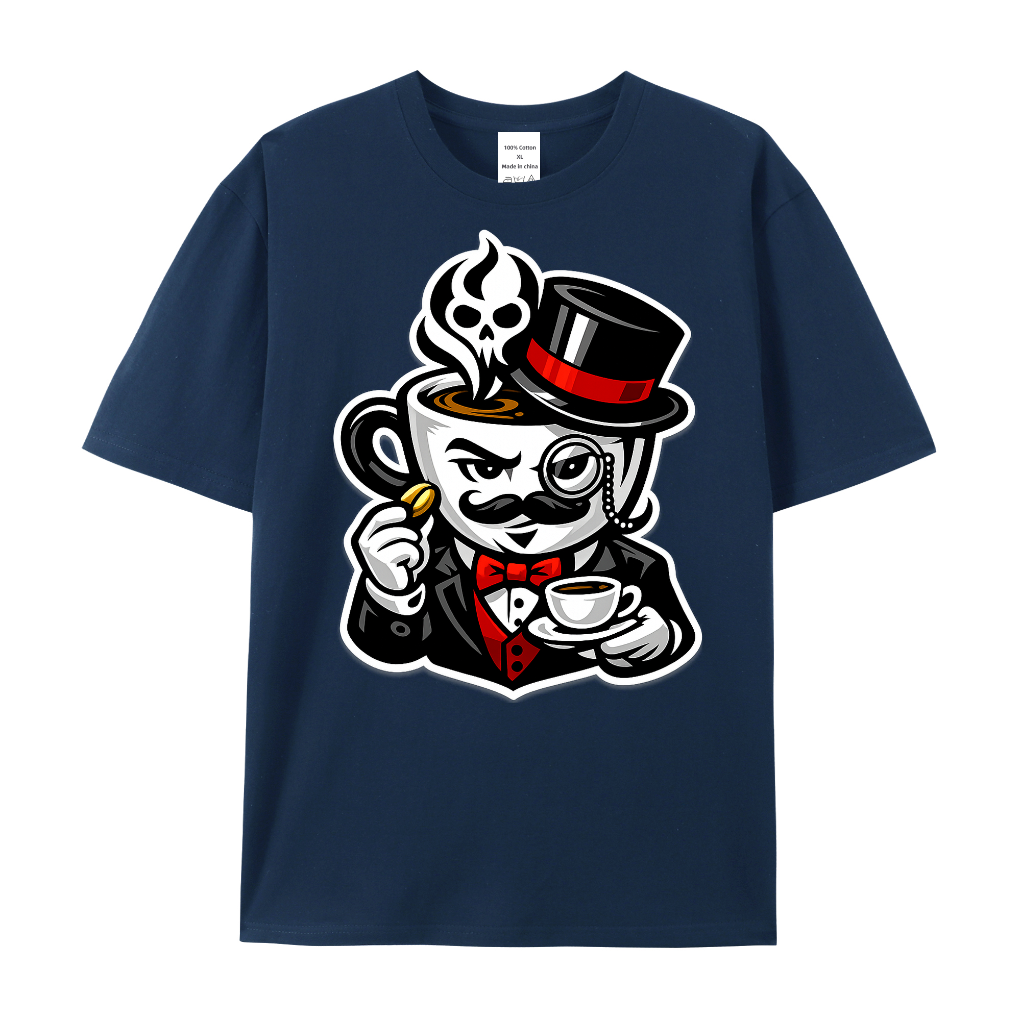 T-shirt Velvet Roast Crest: Kaffeegenuss pur