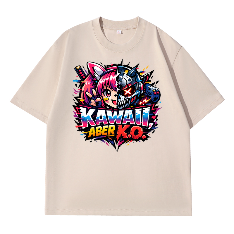 T-Shirt Kawaii K.o. Anime Vibes