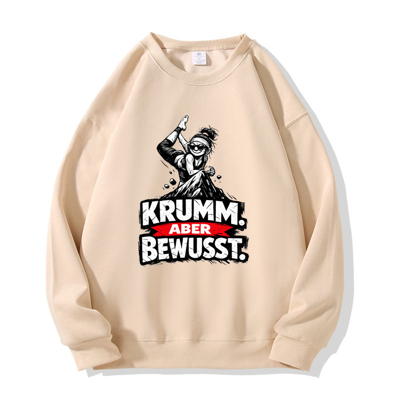 Sweatshirt FlexiFlow – Krumm. Aber bewusst.