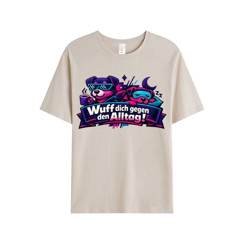 T-Shirt Wuffelpower für den Alltag