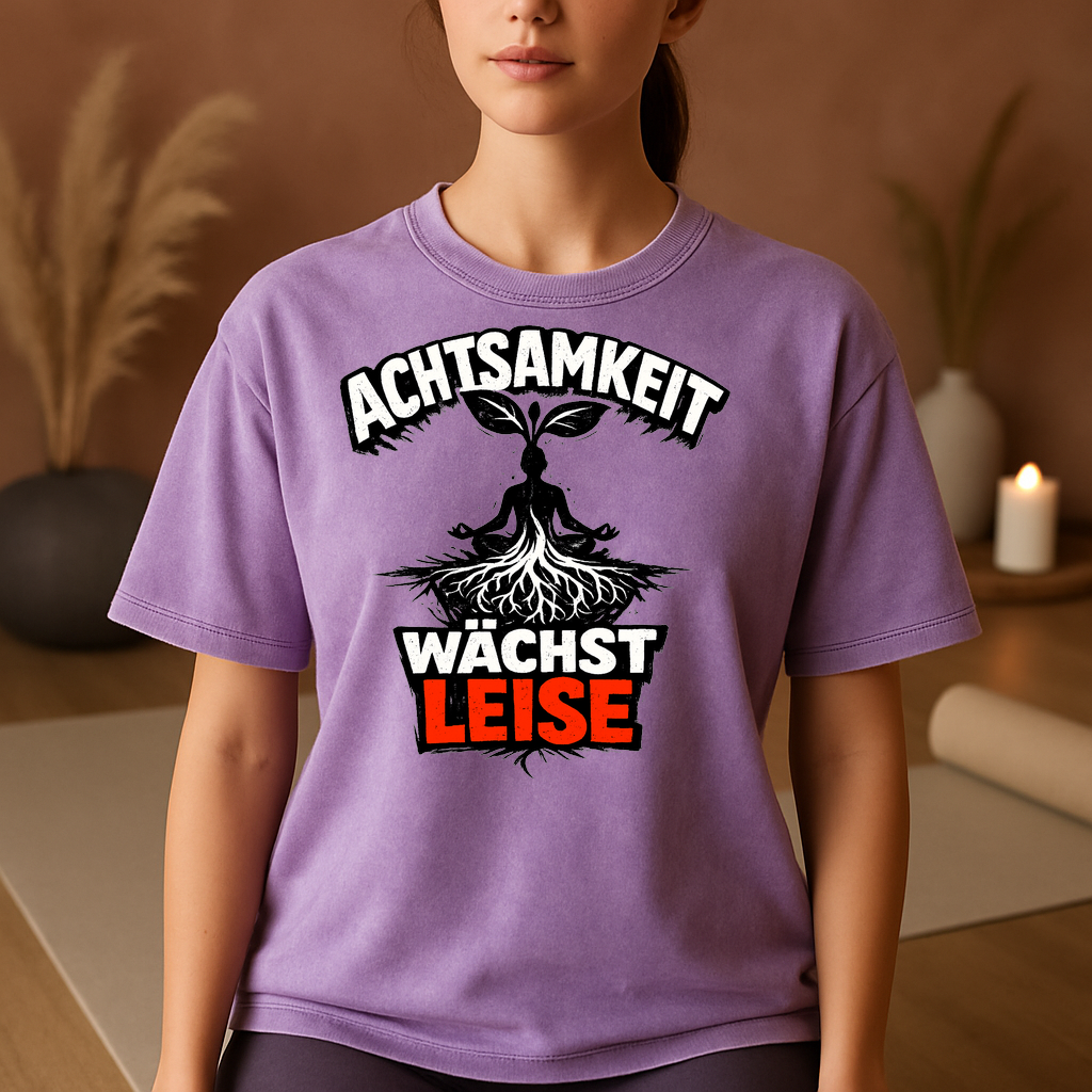 T-Shirt Achtsame Blüte