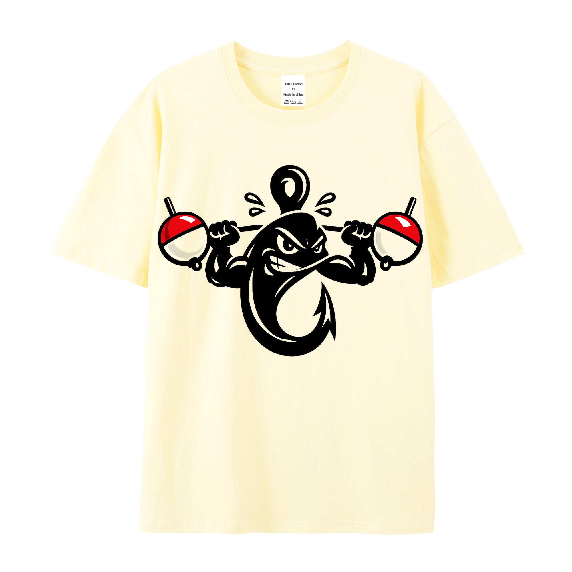 T-Shirt Angelglück am Wasser