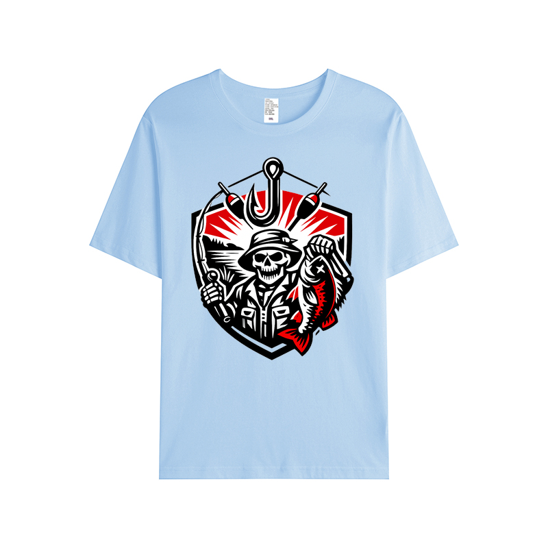 T-Shirt Angelglück am Wasser