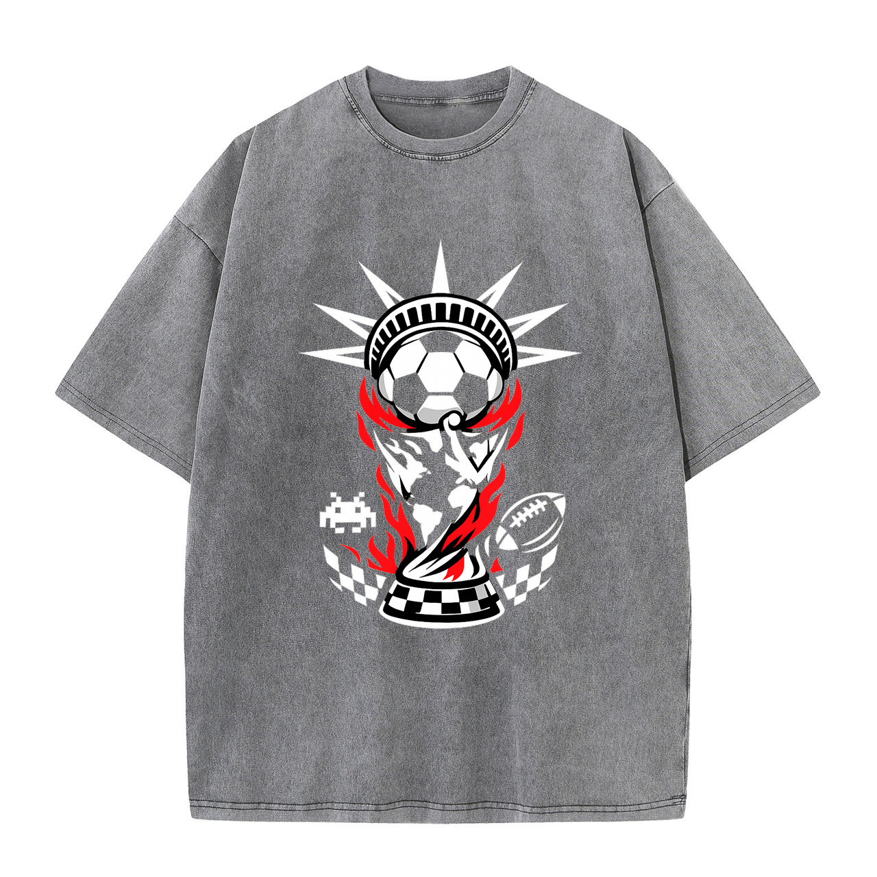 T-shirt Champions Fusion WM 2026 abstrakt