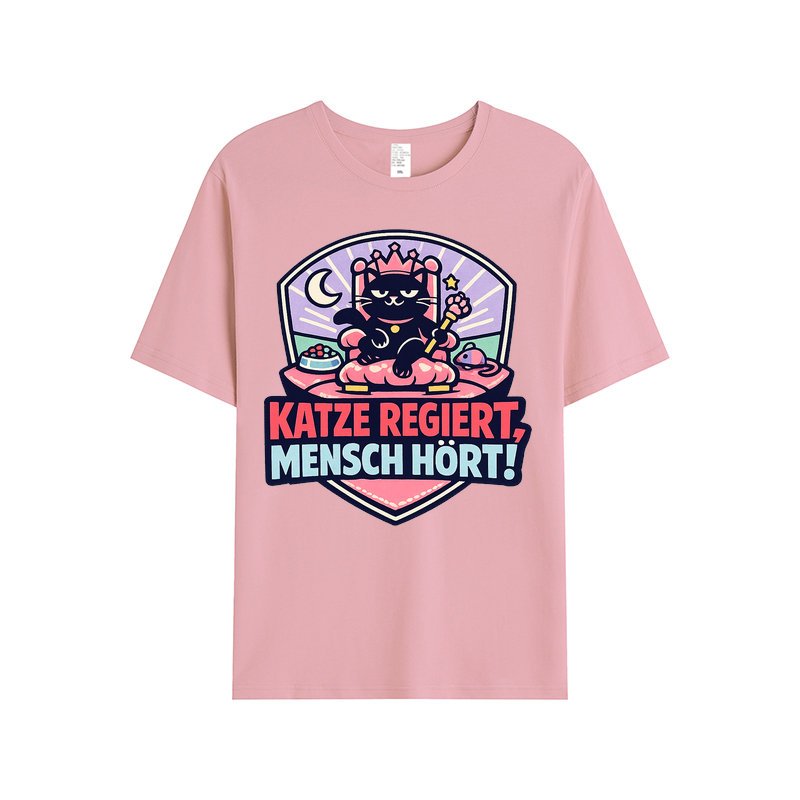Katze regiert, Mensch hört! t-shirt