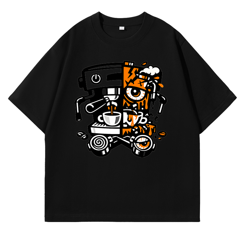 T-shirt Espresso Overthinker - Perfektionist im Kaffeewahn