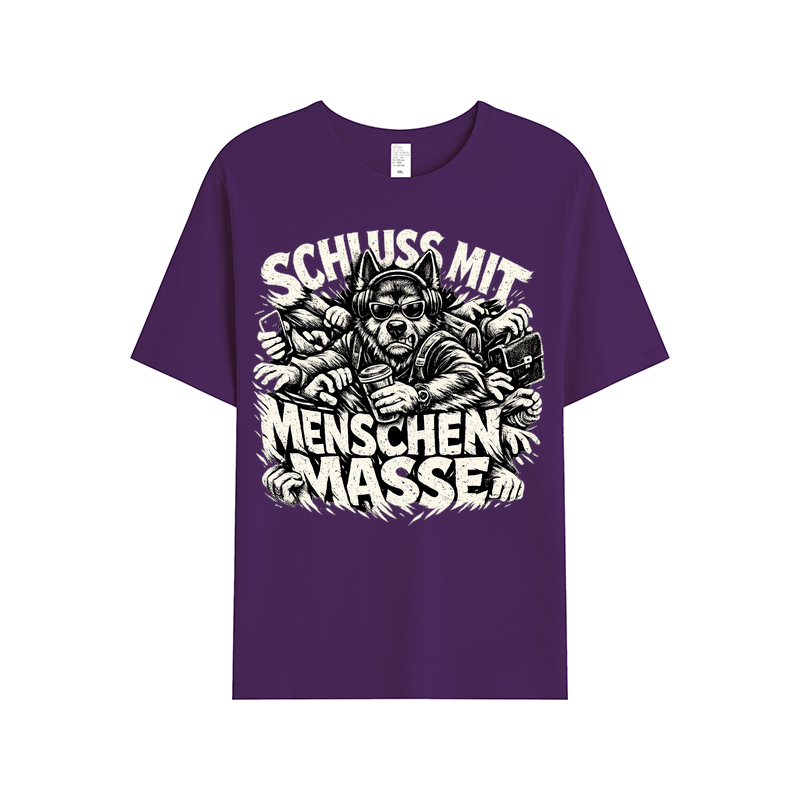 T-Shirt Schluss Mit Menschenmasse Hundeliebe