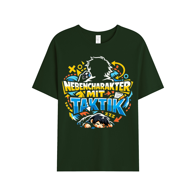 T-Shirt Anime Taktikheld Nebencharakter Style