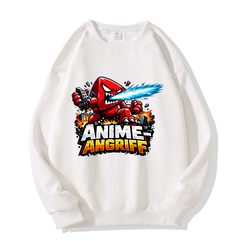 Sweatshirt Anime-Angriff: Power & Style für echte Fans