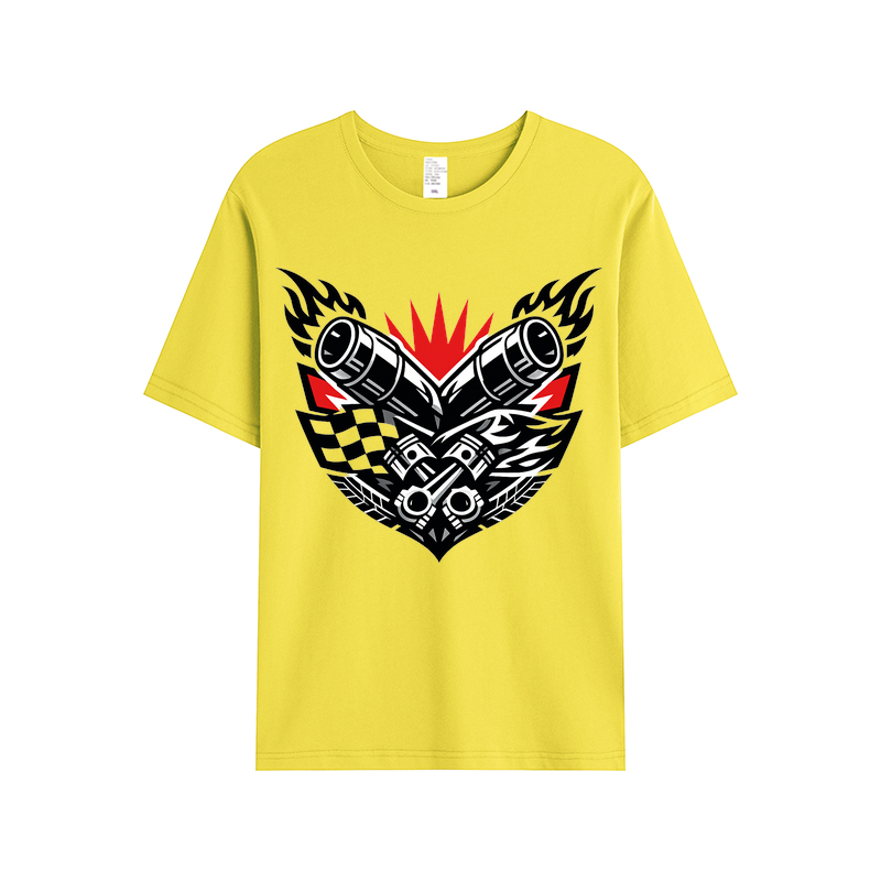 T-shirt Auspuff-Eid des Helden Emblem