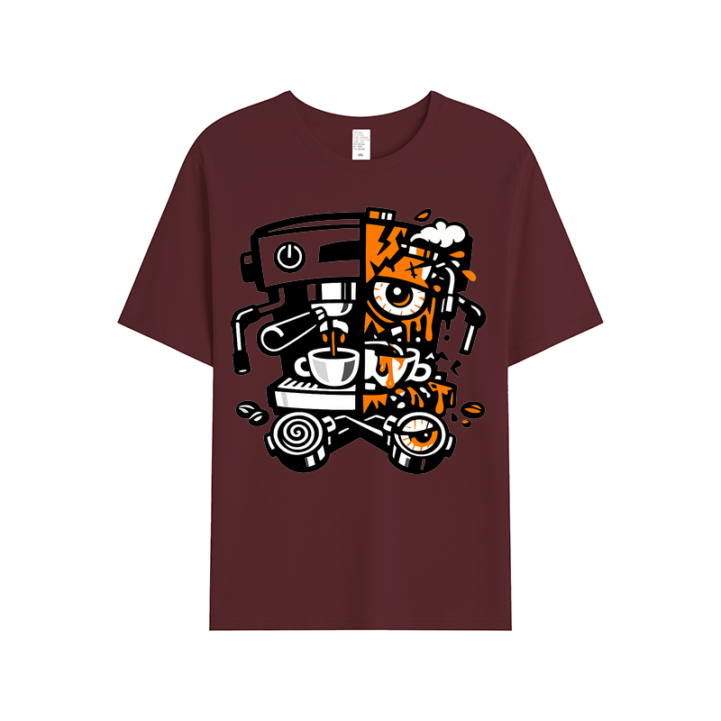T-shirt Espresso Overthinker – Kaffee mit Gedanken