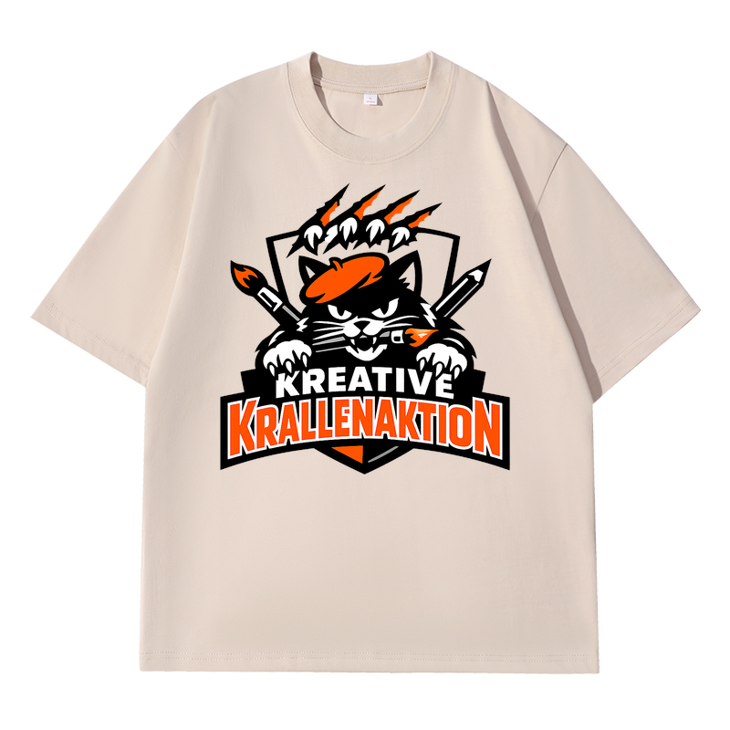 t-shirt Kreative Krallenaktion Katze Edition