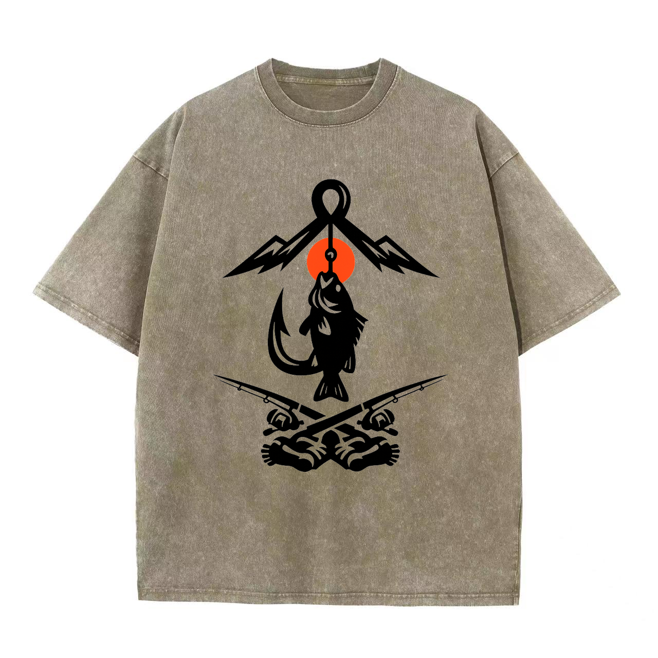 t-shirt Fangglück am Wasser